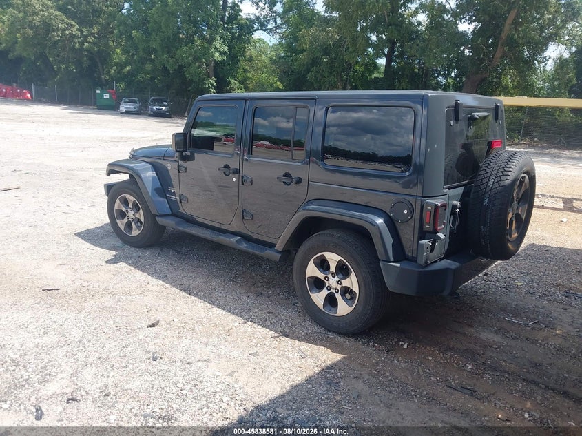 Vin: 1c4hjweg4hl733560, lot: 46337489, jeep wrangler unlimited sahara 20173