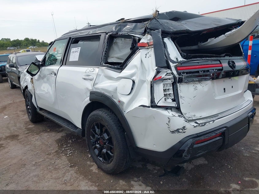 Vin: jn8ay3db9t9141244, lot: 46337500, nissan armada pro-4x 20263