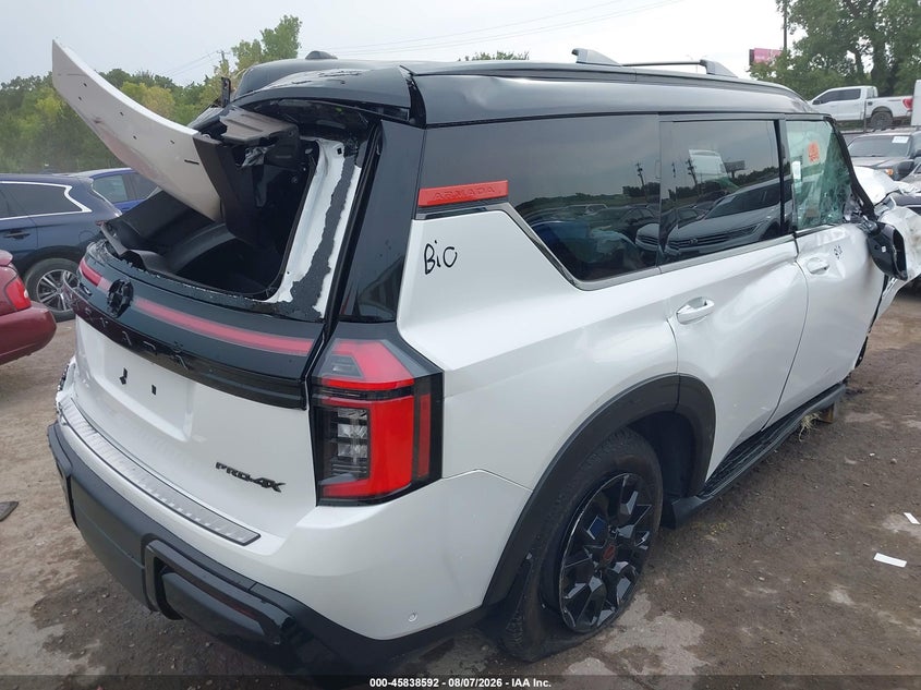 Vin: jn8ay3db9t9141244, lot: 46337500, nissan armada pro-4x 20264