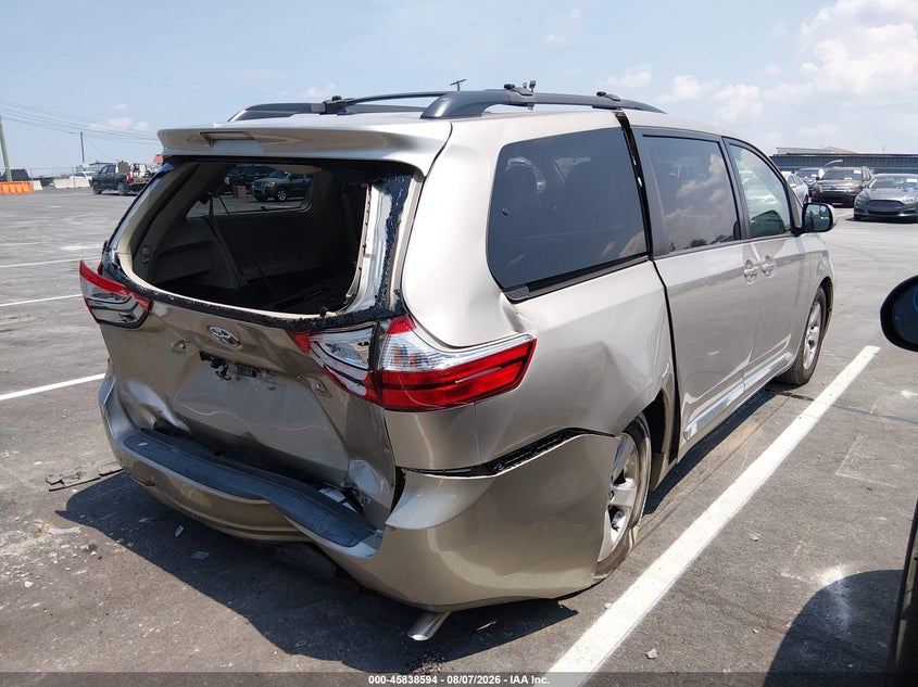 Vin: 5tdkk3dc8fs591094, lot: 46337502, toyota sienna le 8 passenger 20154