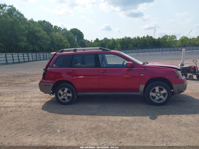 MITSUBISHI OUTLANDER 2004 VIN JA4LX41F14U053270