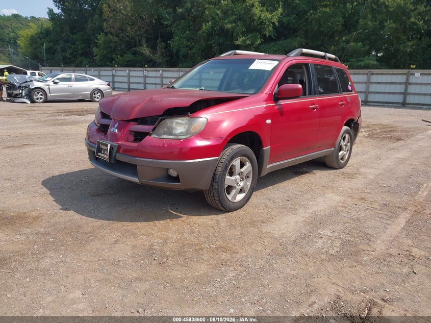 MITSUBISHI OUTLANDER 2004 VIN JA4LX41F14U053270