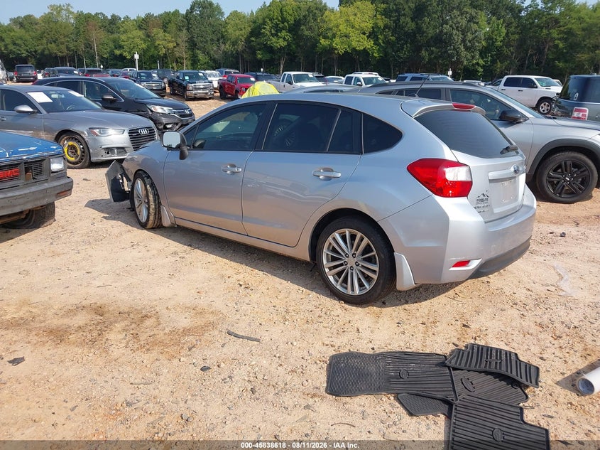 2013 SUBARU IMPREZA HATCHBACK 2.0L H-4 DOHC, VVT, 148HP