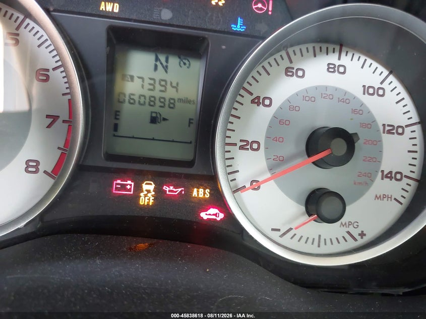 2013 SUBARU IMPREZA HATCHBACK 2.0L H-4 DOHC, VVT, 148HP