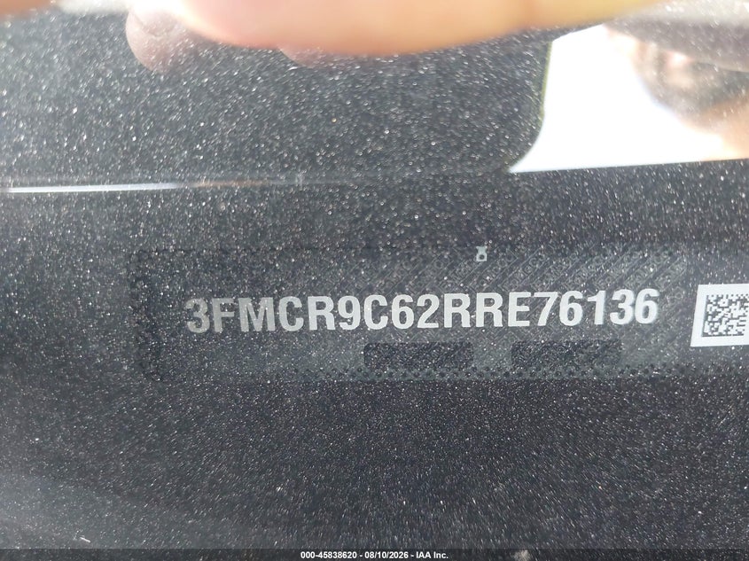 FORD BRONCO SPORT 2024 VIN 3FMCR9C62RRE76136