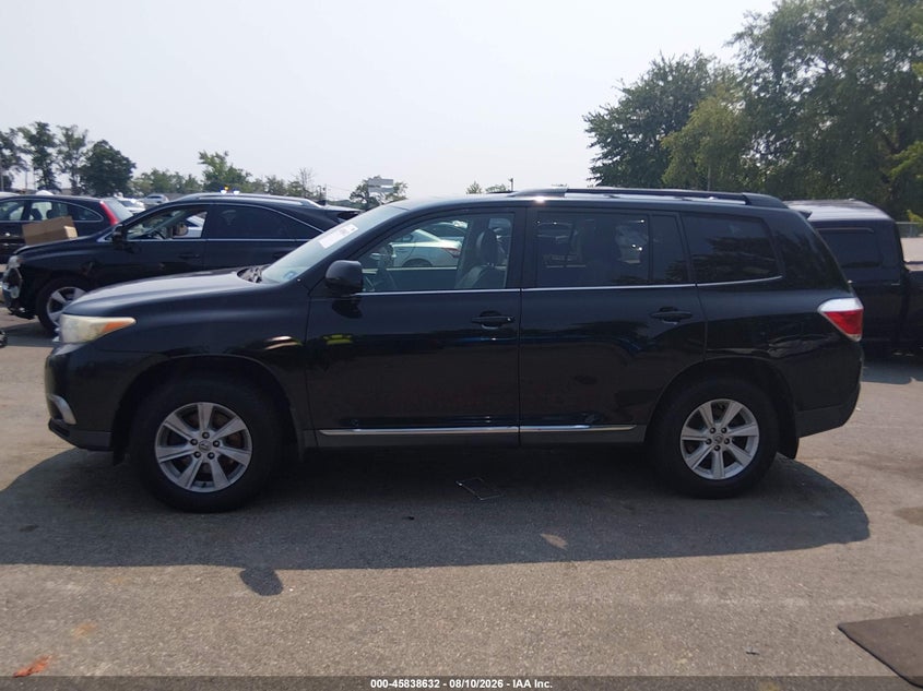 TOYOTA HIGHLANDER 2012 VIN 5TDBK3EHXCS132767