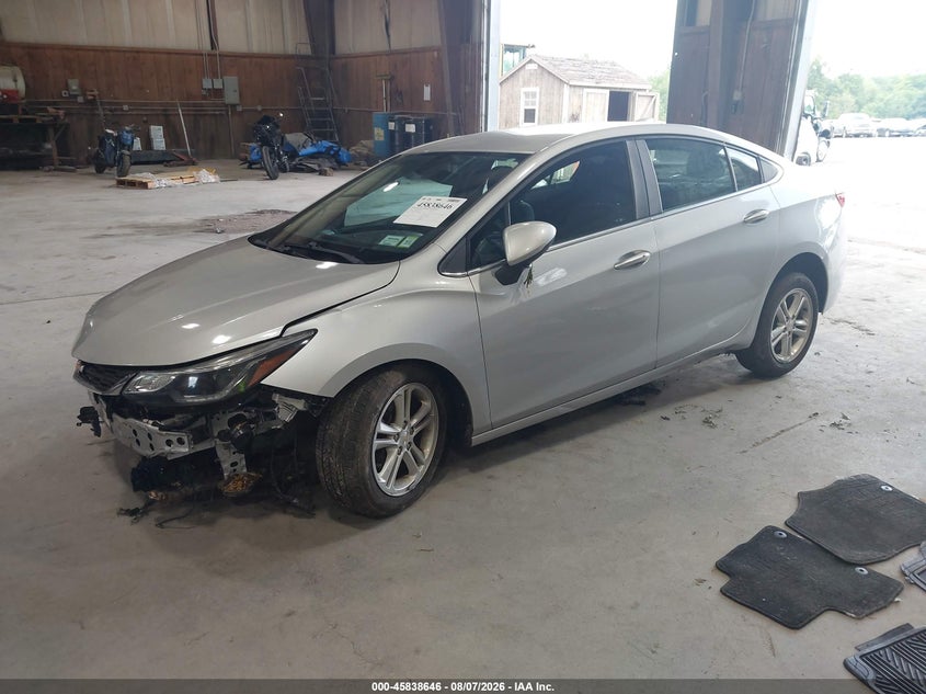 Vin: 1g1be5sm4g7266798, lot: 46337554, chevrolet cruze lt auto 20162