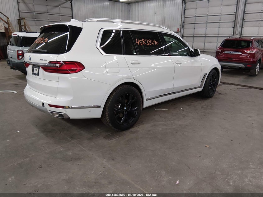 Vin: 5uxcw2c07m9d86440, lot: 46337598, bmw x7 xdrive40i 20214