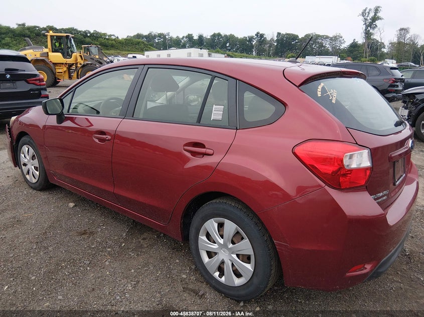 2016 SUBARU IMPREZA auction photo 3