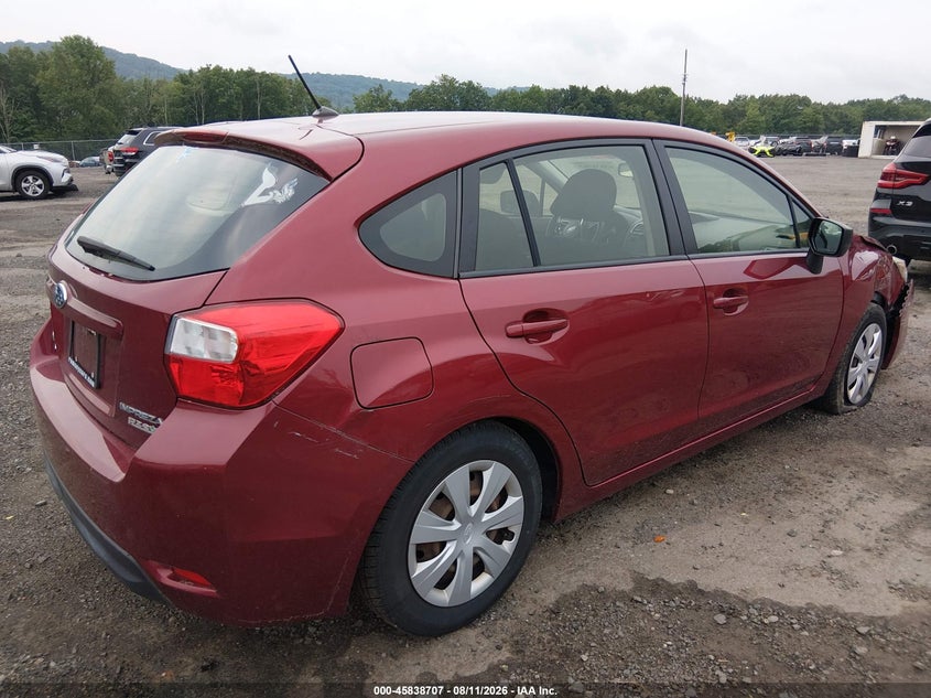 2016 SUBARU IMPREZA auction photo 4