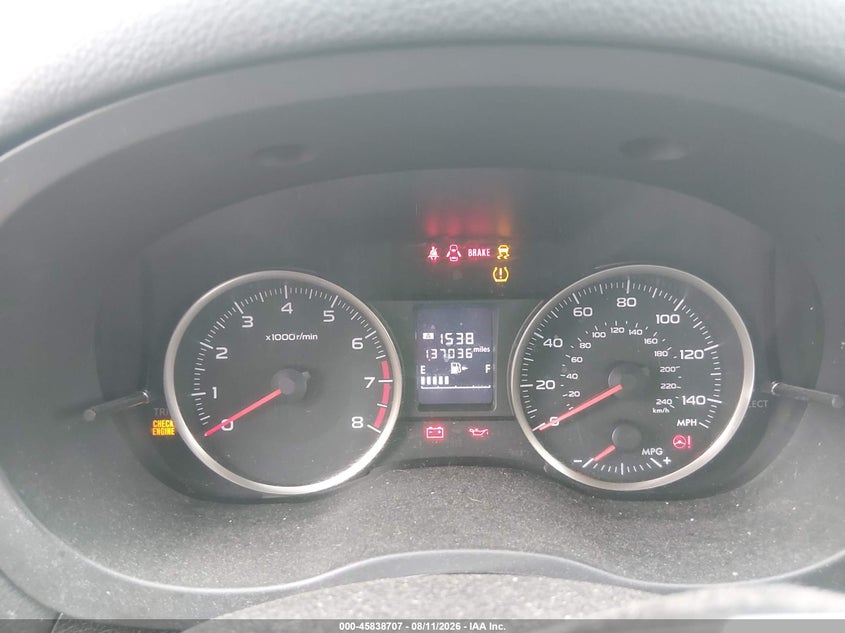 2016 SUBARU IMPREZA auction photo 7