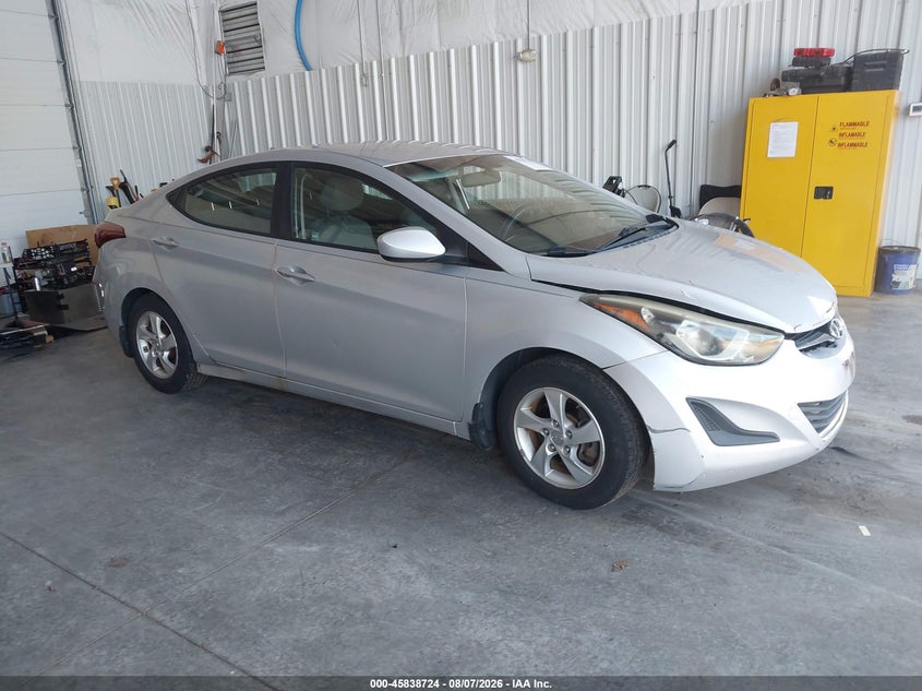 Vin: kmhdh4ae0eu122753, lot: 46337632, hyundai elantra se 2014 img_1