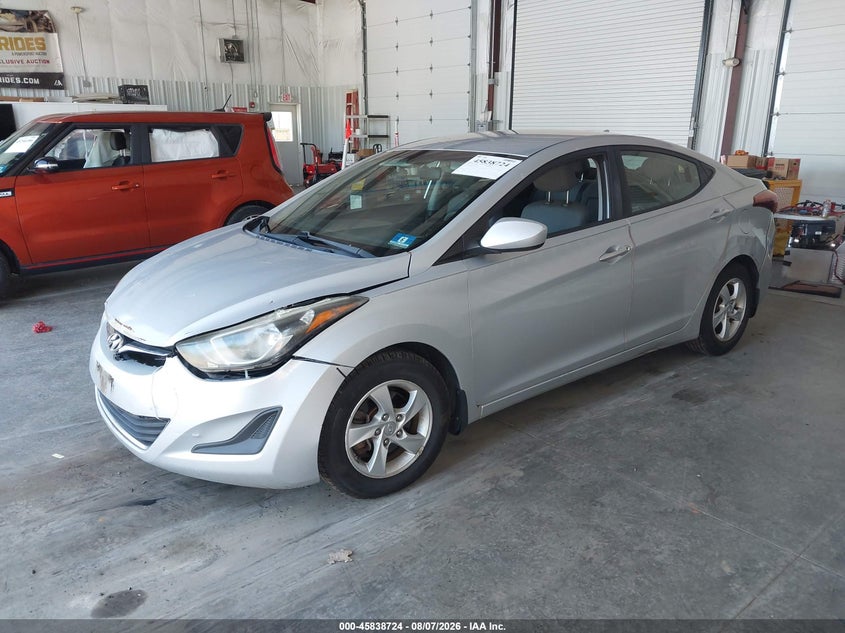 Vin: kmhdh4ae0eu122753, lot: 46337632, hyundai elantra se 20142