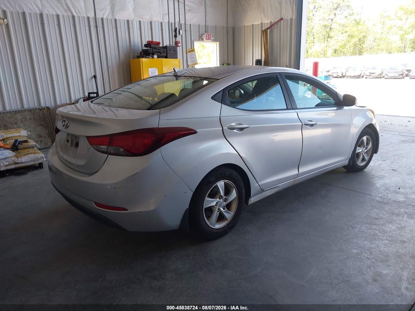 Vin: kmhdh4ae0eu122753, lot: 46337632, hyundai elantra se 20144