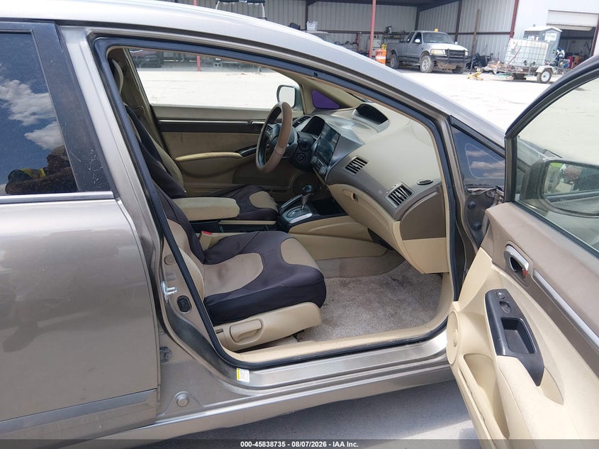 2007 HONDA CIVIC SEDAN 1.3L I-4 VVT, 93HP