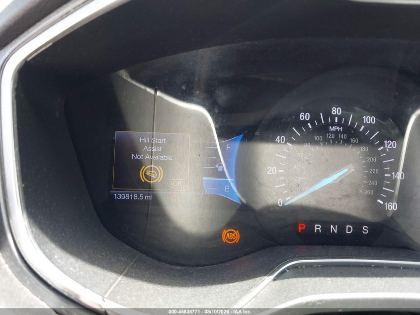 2013 FORD FUSION SEDAN 2.0L I-4 DI, DOHC, VVT, TURBO, 231HP