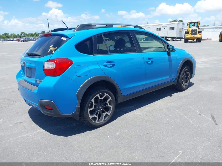 Vin: jf2gpabc3g8343034, lot: 46337697, subaru crosstrek 2.0i premium 20164