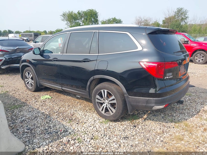 Vin: 5fnyf6h53gb005340, lot: 46337702, honda pilot ex-l 20163