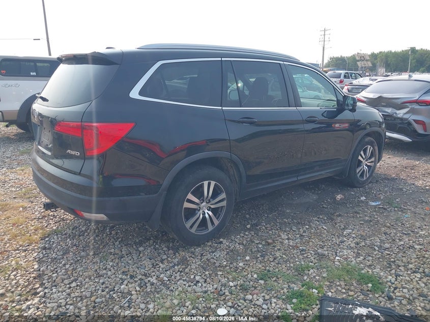 Vin: 5fnyf6h53gb005340, lot: 46337702, honda pilot ex-l 20164