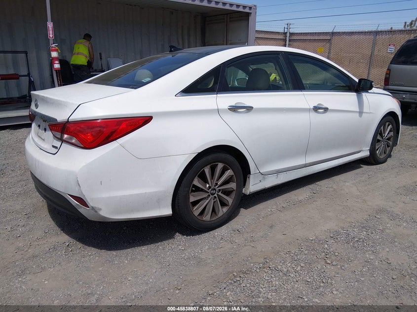 Vin: 5npec4ac4eh931169, lot: 46337713, hyundai sonata limited 20144