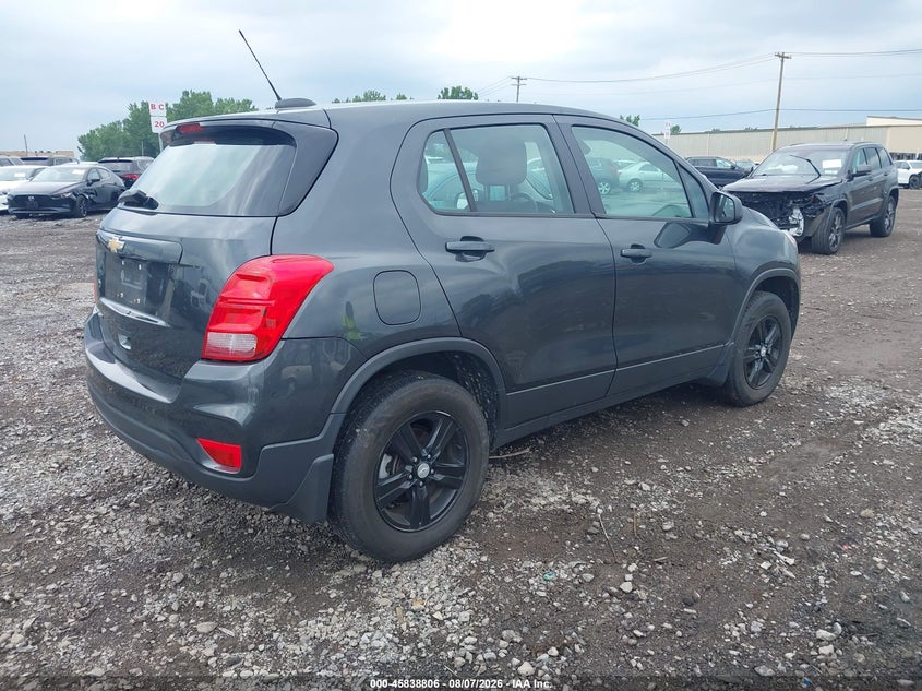 Vin: 3gncjnsb7kl184355, lot: 46337714, chevrolet trax ls 20194