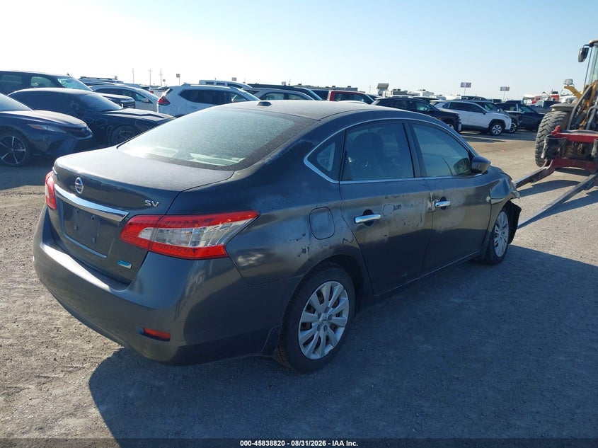 Vin: 3n1ab7ap9dl621137, lot: 46337728, nissan sentra sv 20134