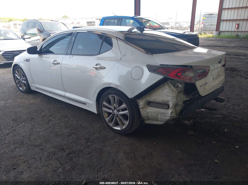 Vin: 5xxgr4a68fg447195, lot: 46337745, kia optima sxl turbo 20153