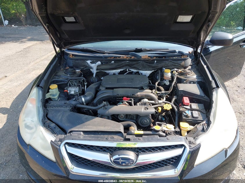 SUBARU LEGACY 2011 VIN 4S3BMCA69B3254552