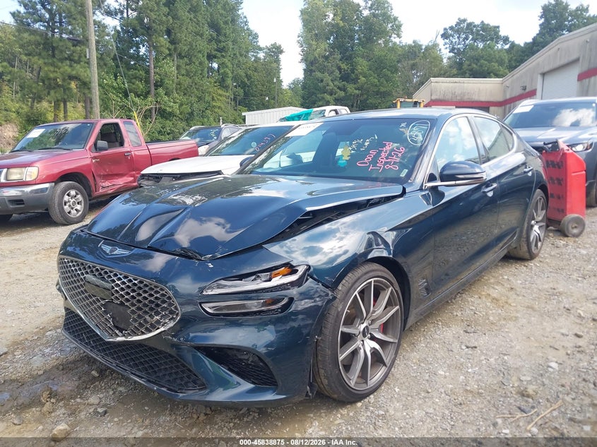 GENESIS G70 2025 VIN KMTG34SC7SU155887