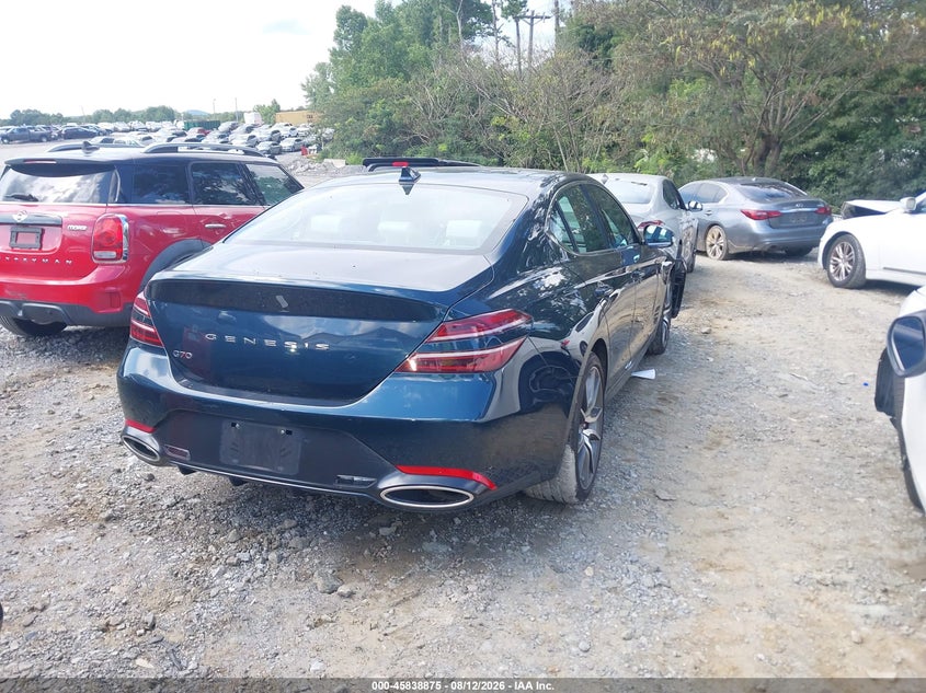 GENESIS G70 2025 VIN KMTG34SC7SU155887