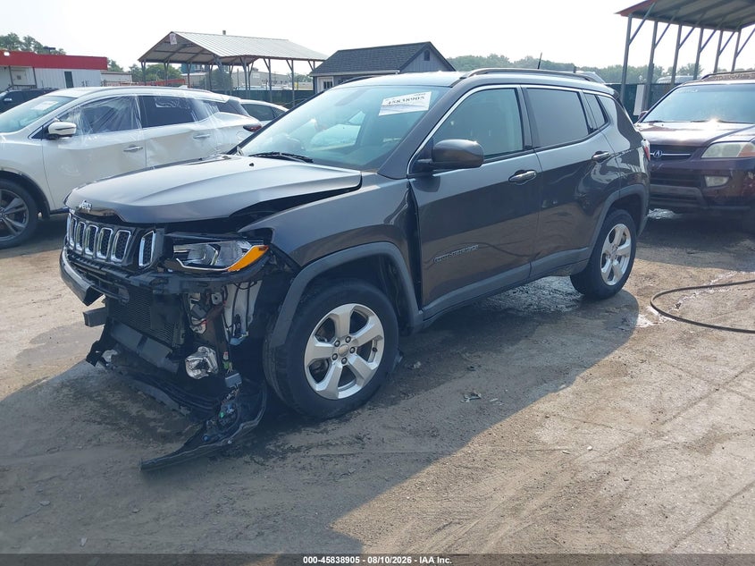2018 Jeep Compass, Удар спереду, IAAI, VIN 3C4NJDBB3JT360733 — фото 2