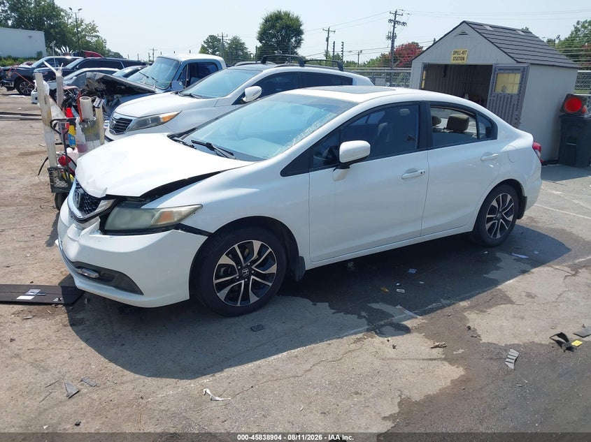 2014 HONDA CIVIC SEDAN 1.8L I-4 VVT, 143HP