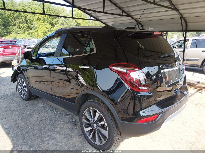 Vin: kl4cjesm9nb512160, lot: 46337836, buick encore awd preferred 20223