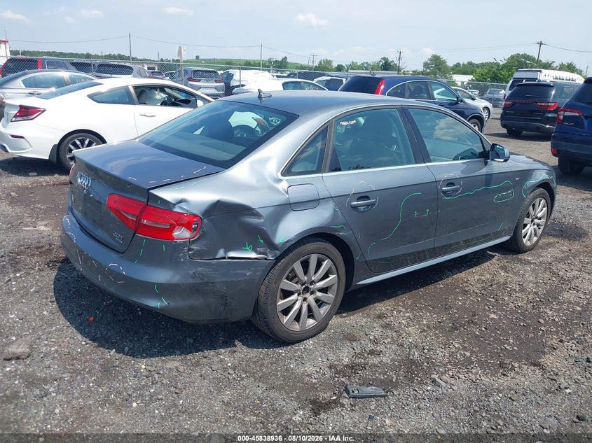 Vin: waubfafl1fn005859, lot: 46337844, audi a4 2.0t premium 20154