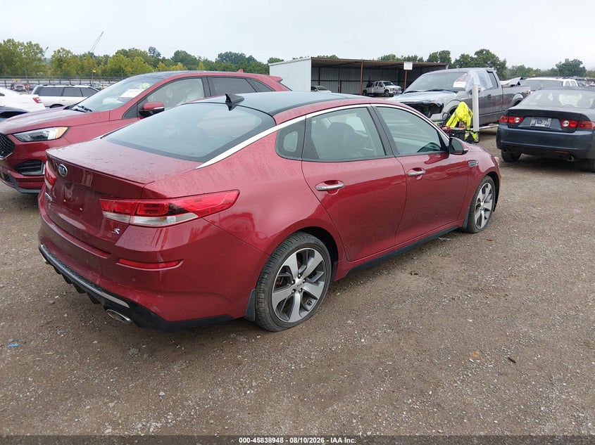 Vin: 5xxgt4l32kg302880, lot: 46337856, kia optima s 20194