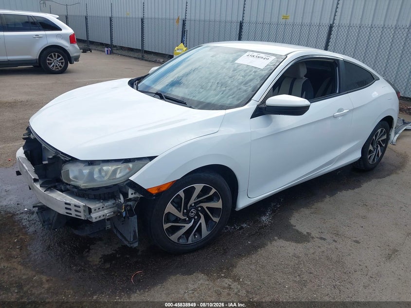 Vin: 2hgfc4b59jh307585, lot: 46337857, honda civic lx 20182
