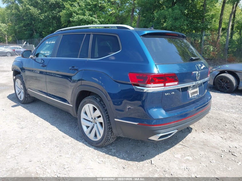 Vin: 1v2br2ca1mc597094, lot: 46337875, volkswagen atlas 3.6l v6 sel 20213