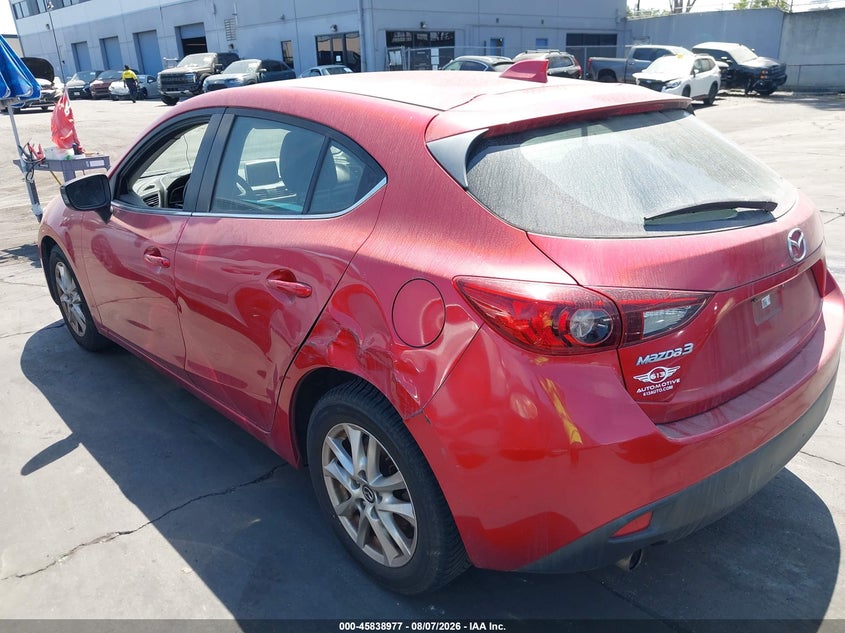 Vin: jm1bm1m79f1241780, lot: 46337885, mazda mazda3 i grand touring 20153