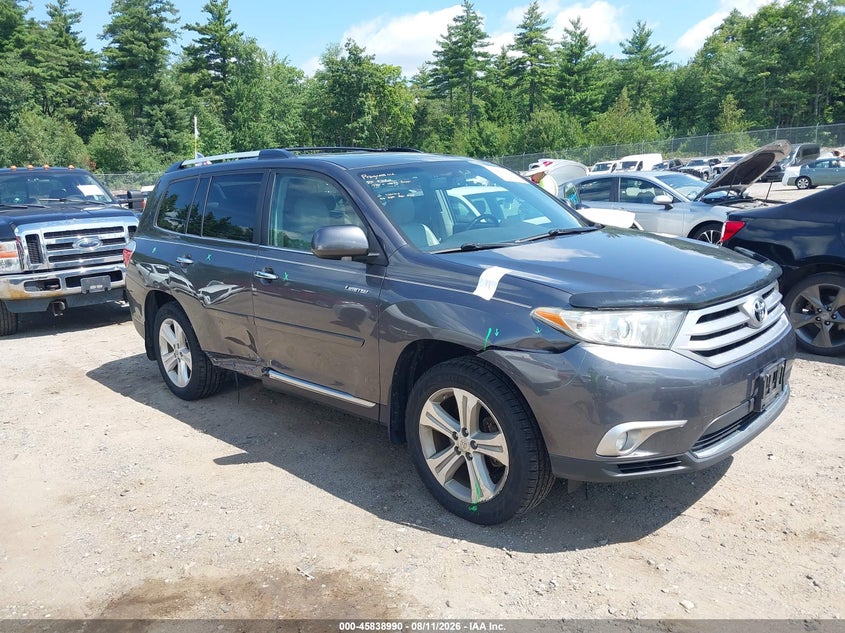 Vin: 5tddk3eh8cs151178, lot: 46337898, toyota highlander limited v6 2012 img_1