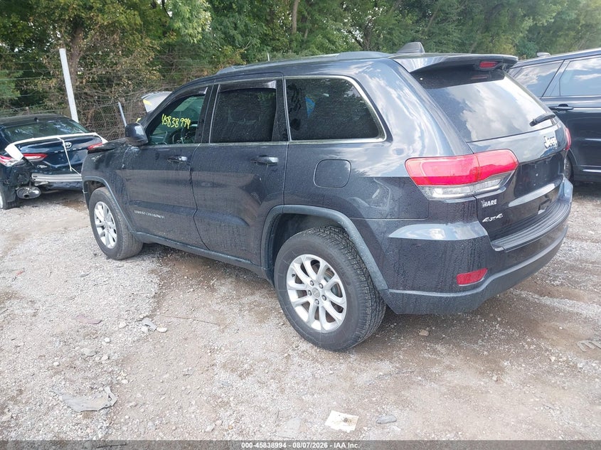 Vin: 1c4rjfag1gc379487, lot: 46337903, jeep grand cherokee laredo 20163