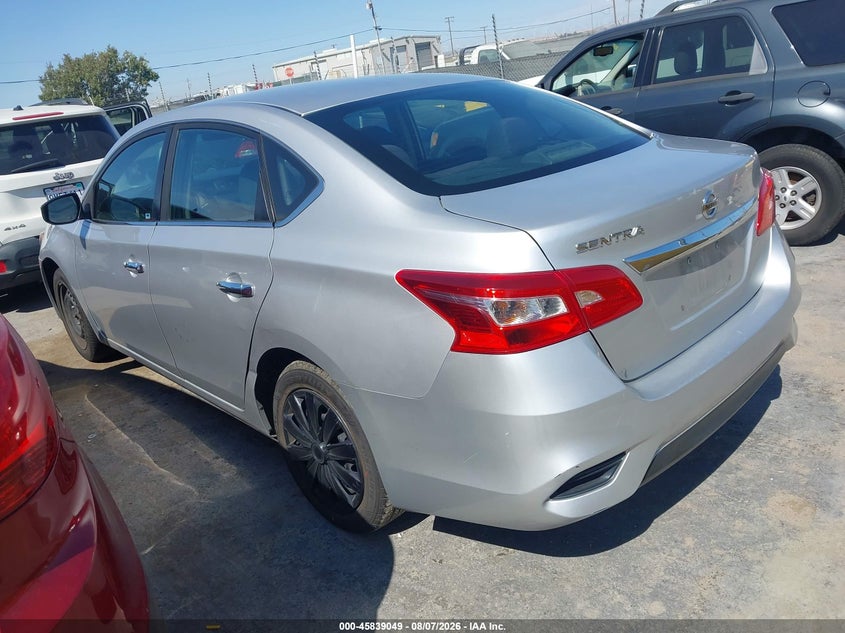 Vin: 3n1ab7ap9ky262677, lot: 46337957, nissan sentra s 20193