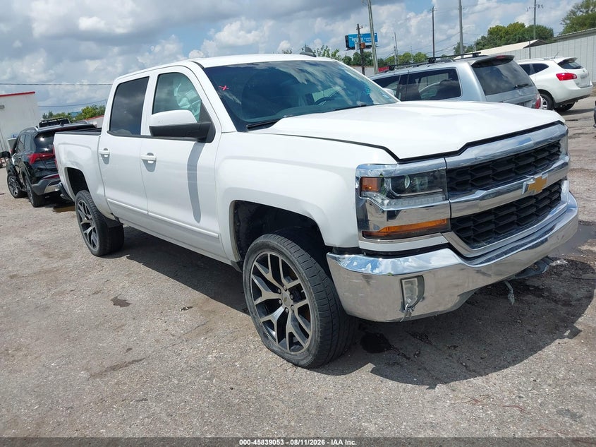 2018 Chevrolet Silverado 1500 1Lt, Перед, IAAI, VIN 3GCPCREC8JG189507