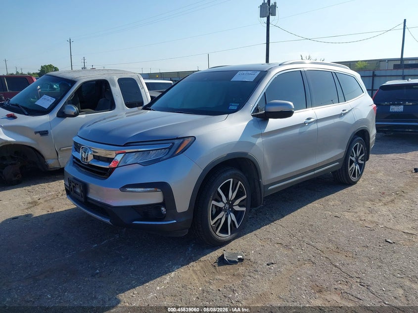 Vin: 5fnyf5h90nb016452, lot: 46337968, honda pilot 2wd touring 8 passenger 20222