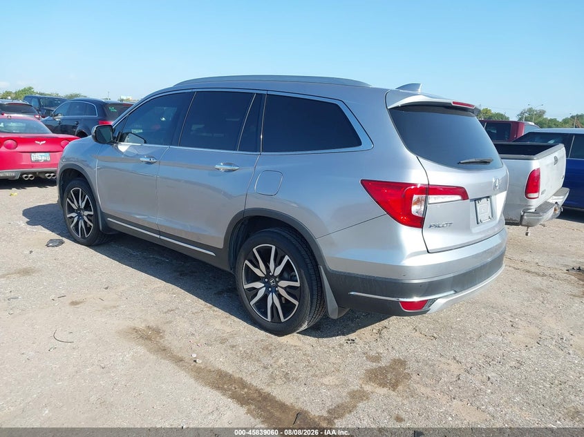 Vin: 5fnyf5h90nb016452, lot: 46337968, honda pilot 2wd touring 8 passenger 20223