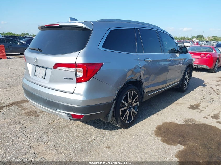 Vin: 5fnyf5h90nb016452, lot: 46337968, honda pilot 2wd touring 8 passenger 20224