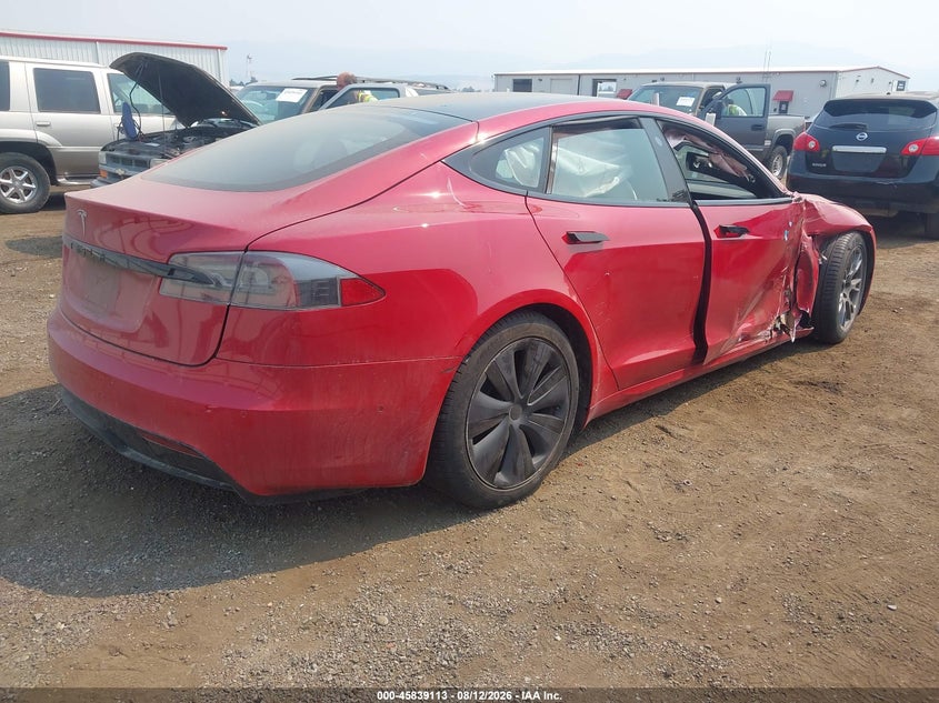 2022 TESLA MODEL S HATCHBACK ELECTRIC