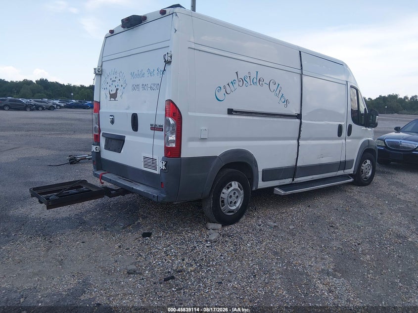 RAM PROMASTER 2500 2014 VIN 3C6TRVDG5EE127551