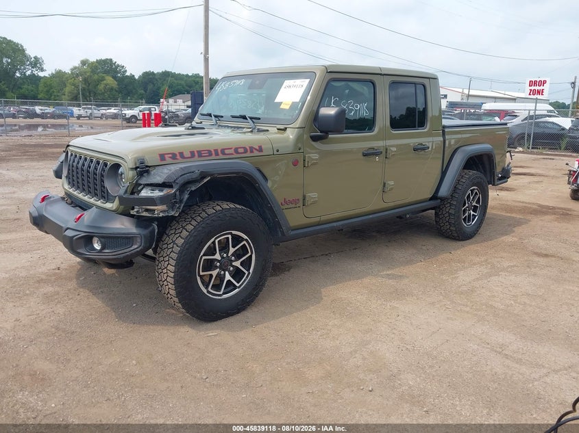 Vin: 1c6rjtbgxsl521199, lot: 46338026, jeep gladiator rubicon 20252