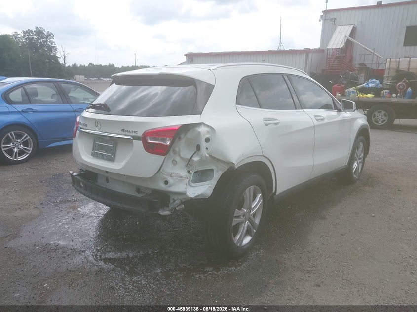 Vin: wdctg4gb9hj318240, lot: 46338046, mercedes-benz gla 250 4matic 20174