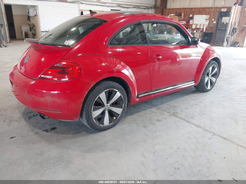 Vin: 3vwva7at6dm609520, lot: 46338059, volkswagen beetle 2.0t turbo 20134
